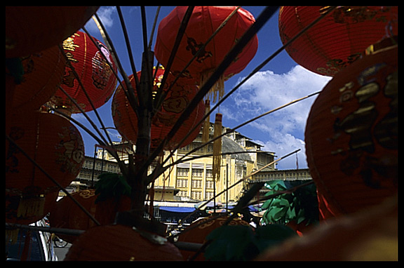 The Psar Thmei (central market) in Phnom Penh.